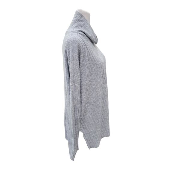 Out From Under Women's Turtleneck Sweater Grey Size Small Tunic Pullover‎ - Picture 7 of 10